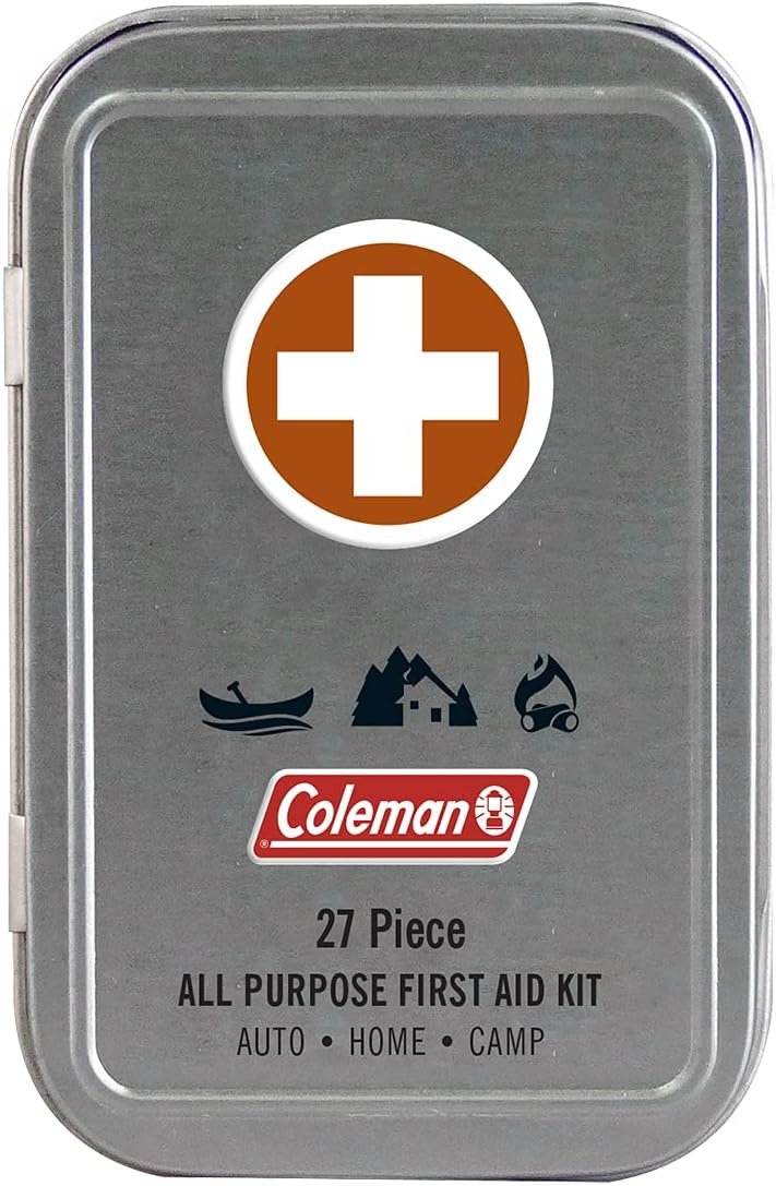 Coleman All Purpose Mini First Aid Kit – 27 Pieces, Small