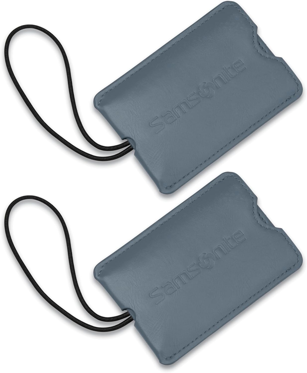 Samsonite 2-Pack Vinyl ID Tags, State Blue