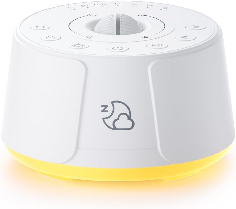 Sound Machine LEICEX White Noise Machine – 30 Soothing Sounds, 10 Colors Night Light, Rechargeable Battery- Travel Portable Sound Machine for Sleep Baby Adults, Perfect Sleeping Companion