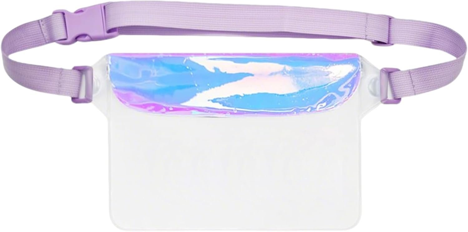 Waterproof Phone Pouch, Sensitive Touch Control, 22×17.5cm, IP68 Waterproof Phone Pack, Cellphone Water Protector, Adjustable Waist Length, for Swimming, Kayaking, Boating