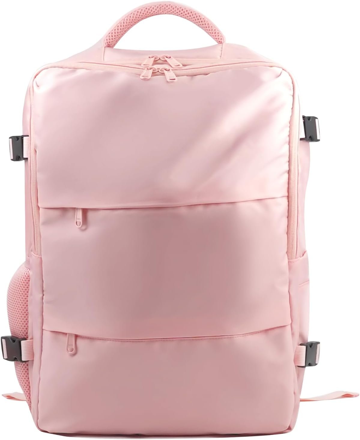 Travel Backpack,Laptop Backpack Fits 15.6 Inch Computer,Airline Approved Underseat Carry On Backpack for Men & Women,Business Work & College Daypack (Pink, Large)