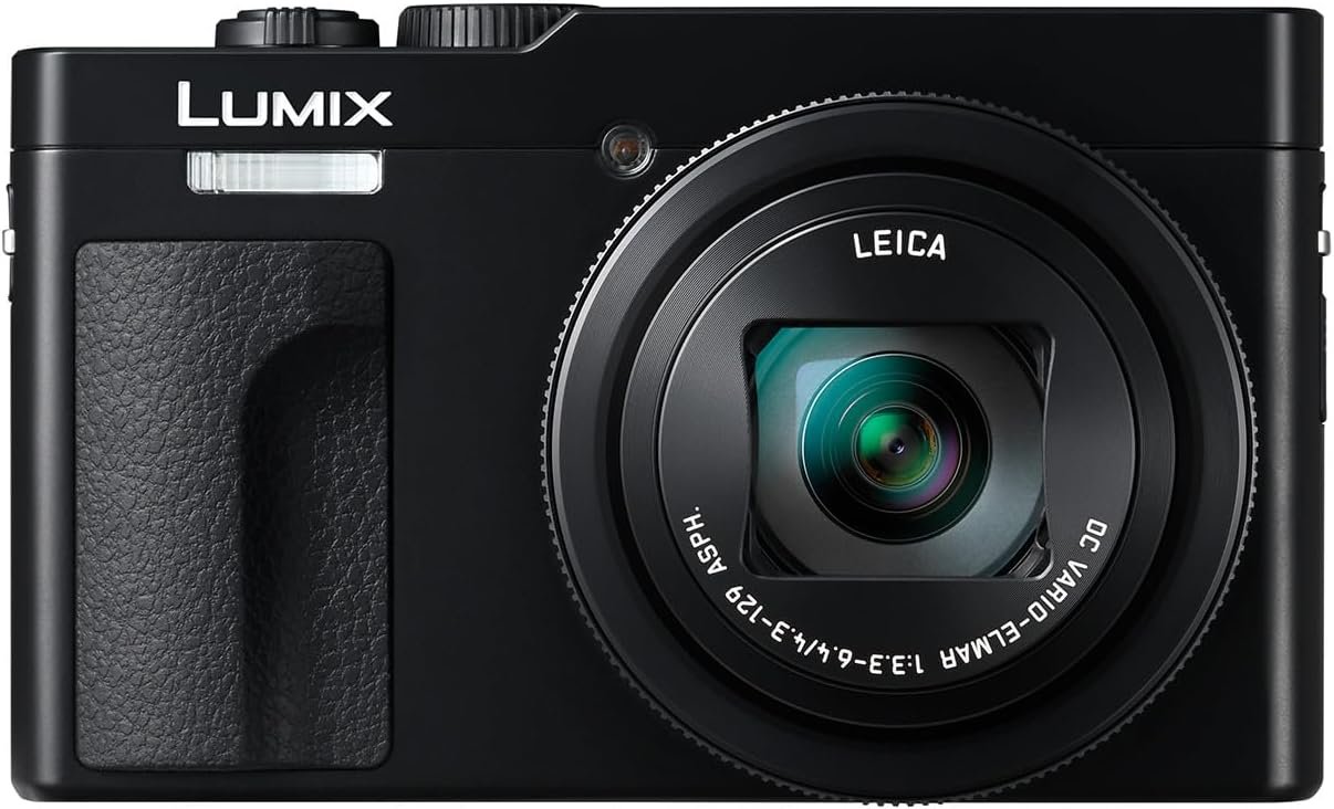 Panasonic LUMIX TZ/ZS99 Point and Shoot Camera, Compact Camera for Travel with 30x Zoom with 24-720mm Zoom Lens, and 4K Video/Photo, Great for Travel and Concerts, DC-TZ99 (Black)