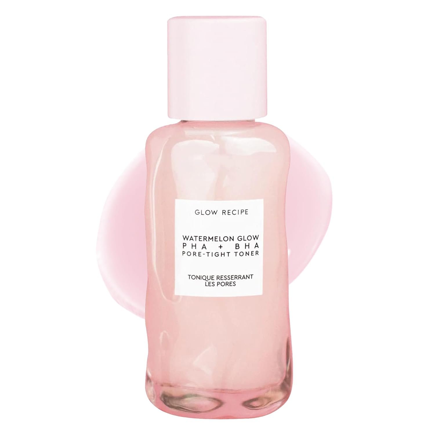 Glow Recipe PHA + BHA Face Toner – Korean Skin Care Pore Minimizer & Gentle Facial Exfoliator for Tightening, Hydrating & Exfoliating – Glycerin, Watermelon & Cactus Water (40ml)