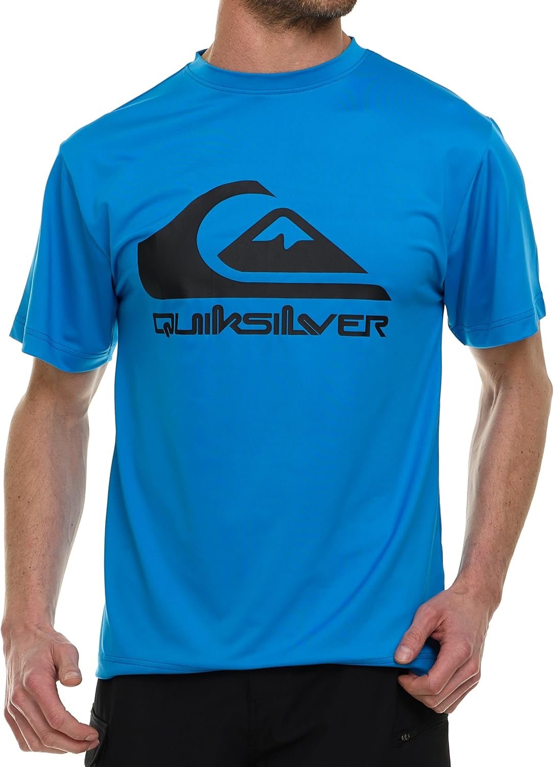 Quiksilver Rash Guard for Men UPF 50+ Big and Tall Swim Long & Short Sleeve Shirt