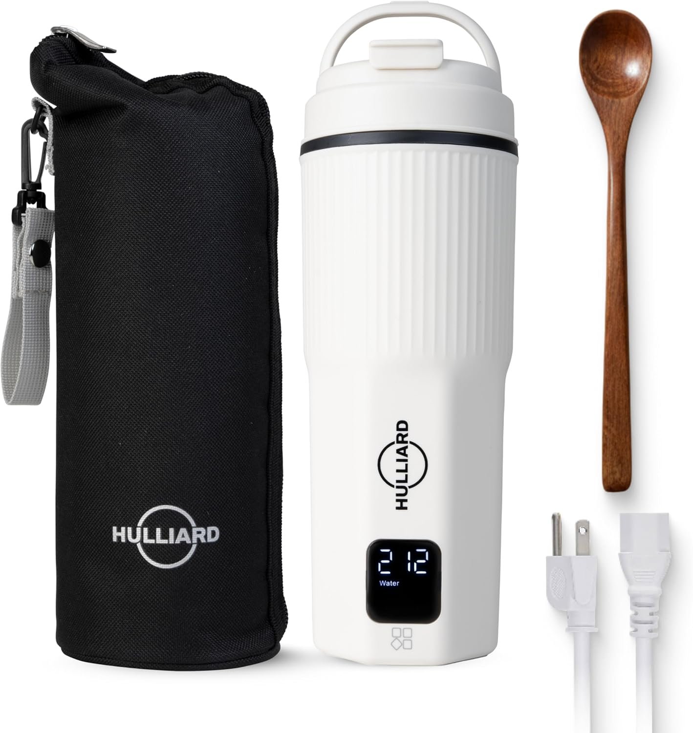 Travel Electric Kettle – 316 Stainless Steel, Portable Tea Kettle & Water Heater, 450ml Portable Water Boiler, 6 Temperature Settings, Auto Shut-Off, Universal Voltage (100-240V)