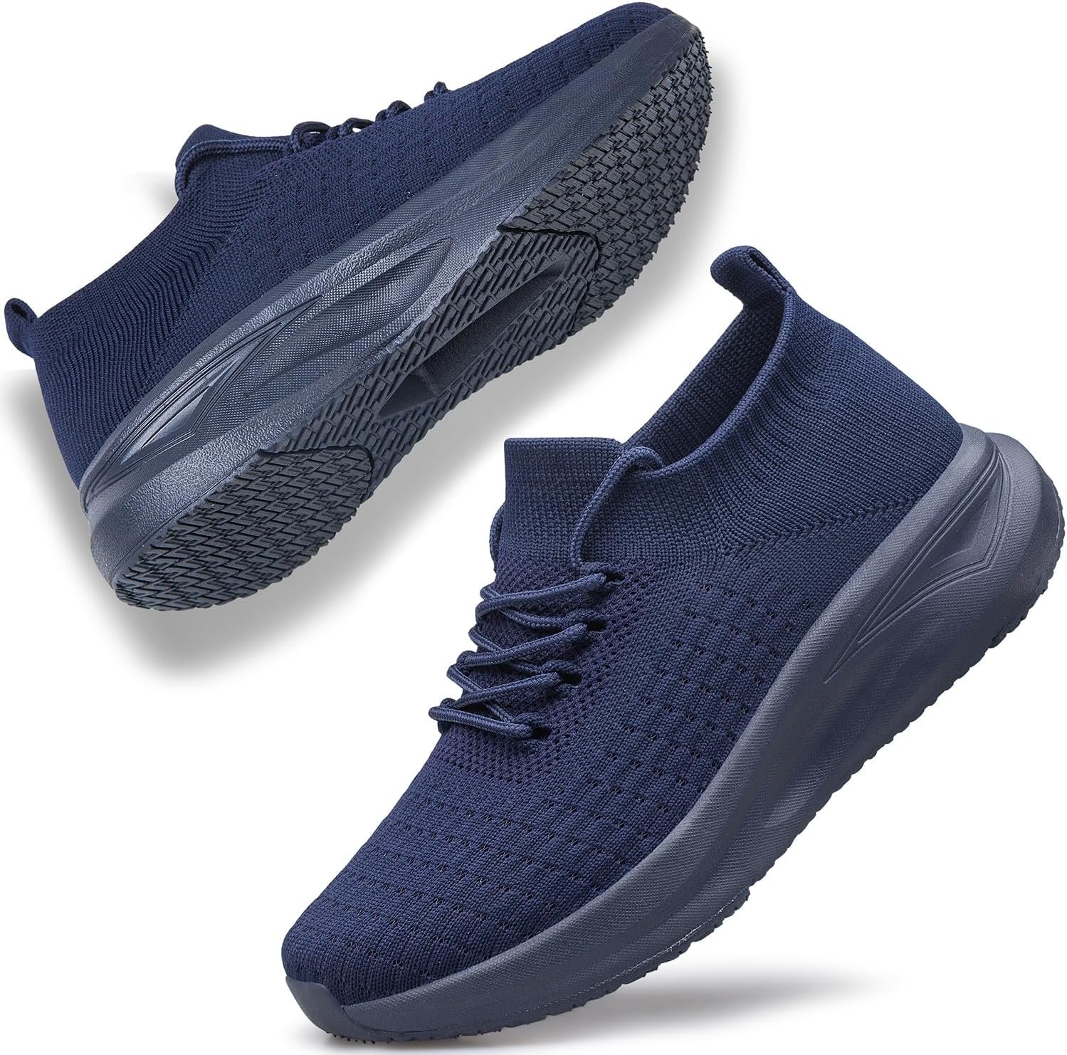 Womens Slip on Walking Shoes Comfort Sock Shoes Non Slip Mesh Casual Running Sneakers