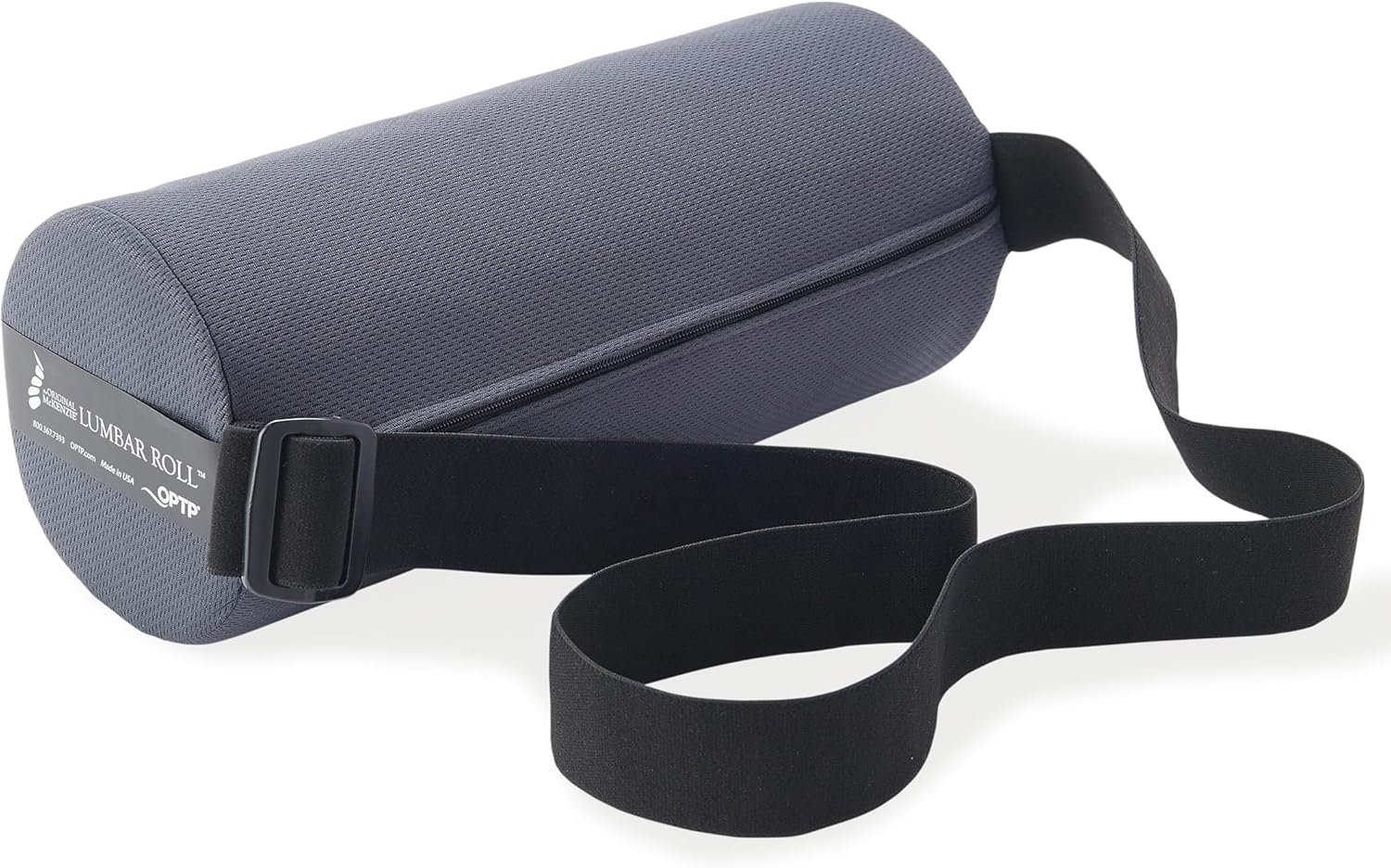 OPTP The Original McKenzie Lumbar Roll – USA-Made Low Back Lumbar Support for Office Chair & Car Seat Back Support Cushion. The Preferred Lumbar Pillow by Physical Therapists – Firm Density