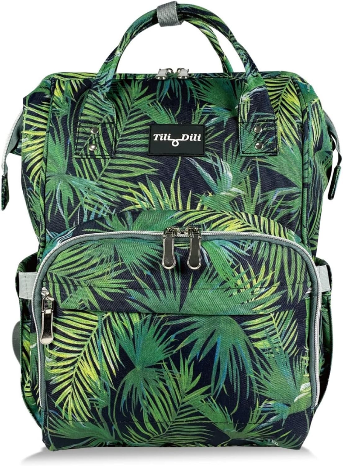 Mr. Peanut’s Tili Dili Premium Diaper Backpack with USB Charging Port (Tropical)