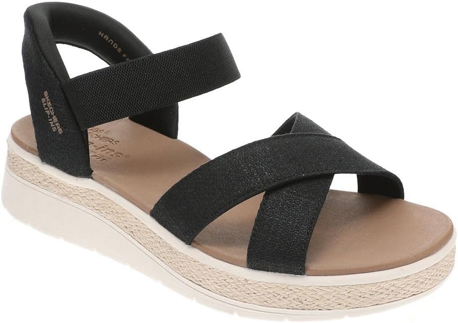 Skechers womens Bobs Sun Ray – Bright Take Hands Free Slip-ins