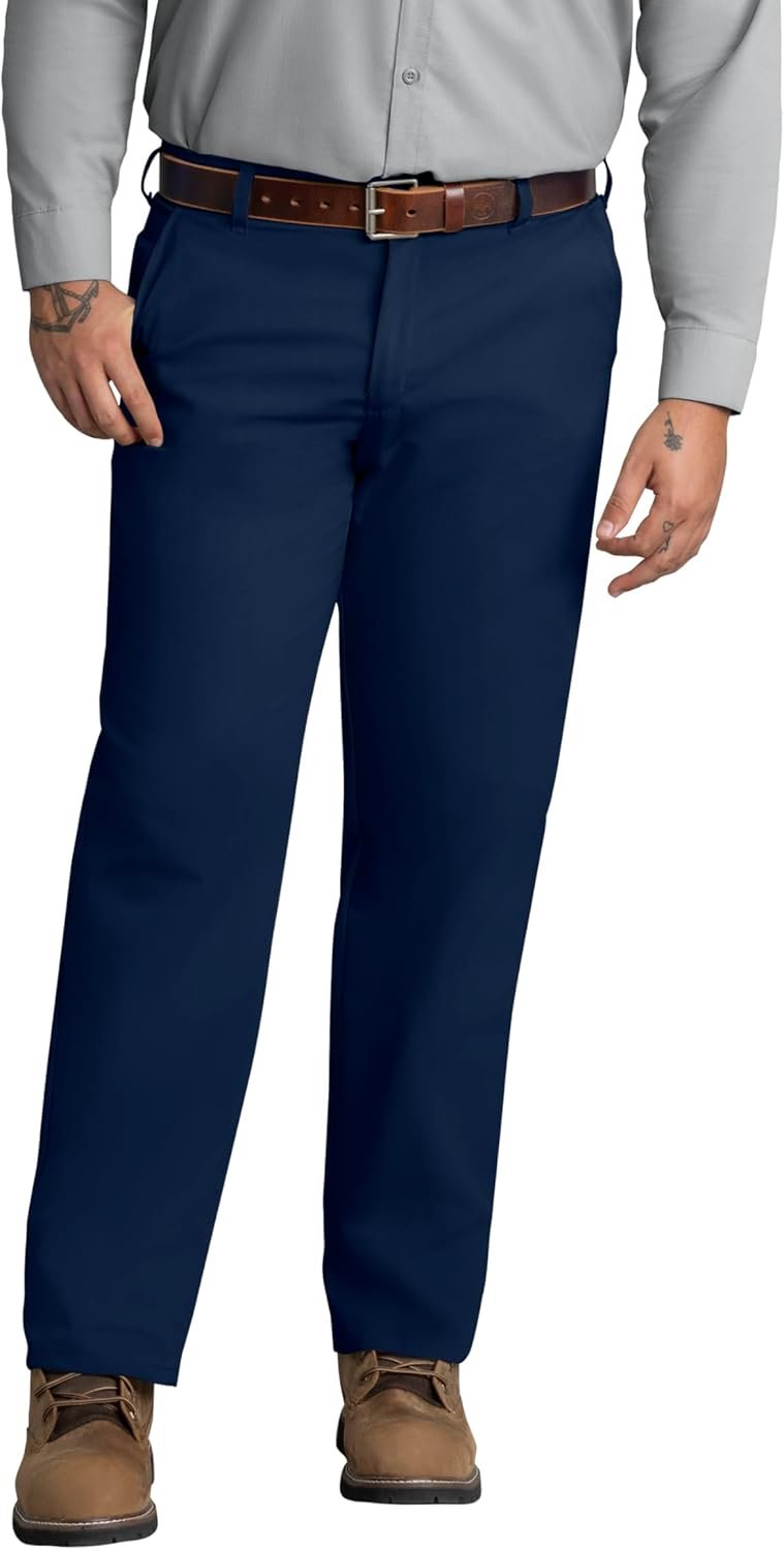 Red Kap Men’s Wrinkle-Free Regular Fit Twill Blend Work Pants