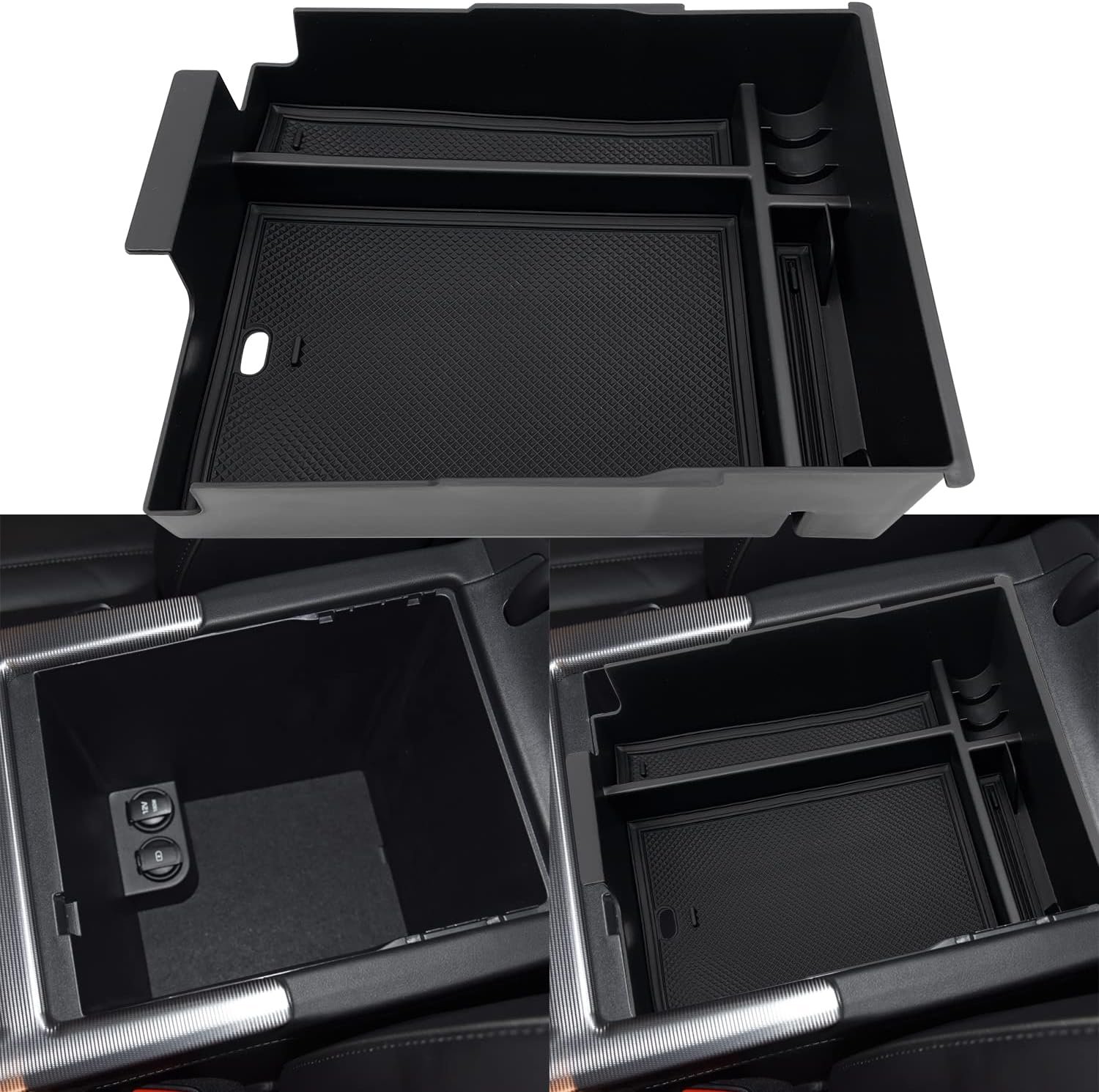 JOJOMARK Compatible with Hyundai Palisade Accessories Center Console Tray Organizer fits for 2023 2024 2025 Hyundai Palisade, Interior Storage Accessories（not for 2020-2022 Palisade）