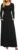 DB MOON Women Casual Long Sleeve Maxi Dresses Empire Waist Long Dress with Pockets