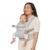 Ergobaby Omni Deluxe Baby Carrier Newborn to Toddler – Breathable Baby Carriers for Summer – All-Position Carrier with Enhanced Lumbar Support & Airflow (7-45 Pounds), Cotton, Pearl Grey