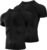 Niksa Men’s Compression Shirts 2 Pack, Short Sleeve Athletic Compression Tops Cool Dry Workout T Shirt