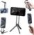 ULANZI MA30 Magnetic Phone Tripod Stand for iPhone – Aluminium Maglock Smartphone Mini Tripod Pocket Cell Phone Stand Strong Magnet Quick Mount Compatible with iPhone 17 16 15 14 13 12 Series, Black
