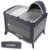 Portable Baby Playard 4 in 1 Design, Foldable Baby Playpen with Removable Bassinet, Canopy and Changing Table, Infant Playrad, Nursery Center Travel Crib