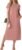 Lepunuo Casual Dresses for Women Crew Neck Short Sleeve Wrinkle-Free Split Maxi Dress Vacation Outfits with Pockets
