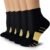 5 Pairs Copper Compression Socks for Women & Men – Ankle Plantar Fasciitis Arch Support Running Socks for Athletic