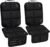 Baby Car Seat Protector for Child, Waterproof Baby Car Seats Cover with Non-Slip Backing, 600D Fabric Car Seat Mat with Thickest Padding & Mesh Pockets for Baby Pet (2PCS)