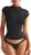 Womens Double Lined Mock Turtle Neck Tops Slim Fitted Cap Sleeve Shirts Going Out Tees Y2k Summer Clothes 2025
