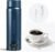 Travel Electric Kettle Portable Mini Kettle, 316 Stainless Steel 16.91Oz/500mL, Small Hot Water Boiler with 4 Temperature,Fast Boiling water with Auto Shut-Off and Boil Dry Protection Blue