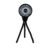 Nuby Oscillating Stroller Fan – Flexible Tripod Design with 3 Speeds & 3 LED Light Settings – USB-C Rechargeable, Wide-Range Cooling Fan for Strollers, Car Seats & Play Yards, Black