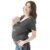 Baby Wraps Carrier, Jeroray Baby Carrier,Hands Free Infant Carrier, Lightweight,Breathable,Softness,Heather Grey