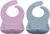 Abiie Ruby Wrapp Silicone Bibs for Babies with Front Pocket – Waterproof Bib – Stain Resistant – Silicone Toddler Bibs