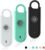 140dB Personal Safety Alarm for Women, 3 Pack Safe Alarm Protection Keychain with Strobe Light & Low Battery Notice, Security Siren Self Defense for Seniors College Girls, White+Green+Black