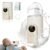 Upgrade Portable Bottle Warmer for Travel, 6 Temp with Smart Temperature Control & Night Light Display, Fast Warming, Long-Lasting Warming up to 5-8H, Comfortable Baby Feeding On The Go (6000mAh)