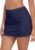 RELLECIGA Women’s High Waisted Swim Skirt Built-in Shorts Tummy Control Swimsuit Skirt with Pocket