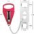 Portable Door Lock for Travel, Door Lock Self-Defense Security Device for Home, Apartment, Hotel, Living Motel, School Dorm, House for Open Inwards Door