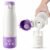 Portable Bottle Warmer for Travel, 3 Min Quick Heating with 12oz Capacity, SUS 316 Steel, 9000mAh Battery, Timer, Travel Bottle Warmer On The Go for Breastmilk or Formula, Charge Fully Before Use