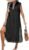 CUPSHE Women’s Swimsuit Coverup Casual Sleeveless Side Split Long Cardigans V Neck Midi Beach Dress