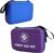Premium First Aid Kit – 305 Piece Dual-Color Emergency Kit with Hard Shell & Fluorescent Interior Coating, Compact Survival Kit for Home, Car, Travel, Hiking & Outdoor(Blue/Purple)