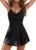 Blooming Jelly Womens One Piece Swimsuit Tummy Control with Cutout Skirt Bathing Suit Modest Twist Front Swim Dress