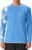 FISHEAL UPF 50+ Mens Swim Shirts, Long Sleeve Sun Protection Shirt, Quick Dry UV SPF Rash Guard for Beach Water Fishing