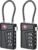 Diyife TSA Locks for Luggage, [2 Pack] TSA Approved Luggage Locks with TSA-008, Open Alert Indicator, 4 Digit Combination TSA Travel Lock with Zinc Alloy Body Lock for Suitcase, Bag, Backpack, Black