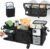 Double Stroller Organizer for Bob Duallie with 2 Insulated Cup Holders Double Stroller Accessories for Baby Jogger City Mini Gt2 with Cooler Bag Parent Console Double Jogging Stroller Organizer