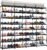 Shoe Rack Large Capacity 4 Rows 8 Tier 56-64 Pairs Shoes Boots Sneaker Stackable Storage Organizer Garage Entryway Hallway Front Doorway Shoe Tower Cubby Unit Shelf Space Saving