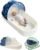 Large Portable Baby Lounger Nest-Travel Bassinet,Canopy & Mosquito Net-Lightweight Foldable Bassinet Lounger Cotton Cover & Supportive Mattress pad Washable Indoor-Outdoor Use,Blue