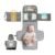 Portable Changing Pad – Waterproof Foldable Diaper Changing Pad with Wipes Pocket, Soft Travel Changing Mat for Baby, Compact & Easy to Clean Newborn Gift
