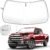 Car Windshield Sun Shade Compatible with 2015-2020 Ford F150 Lariat, King Ranch, Platinum, XL XLT Limited Raptor Accessories Foldable Sunshade Custom Windshield Sun Visor