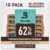 Boveda 62% Two-Way Humidity Control Packs For Storing ½ oz – Size 4 – 10 Pack – Moisture Absorbers for Small Storage Containers – Humidifier Packs – Hydration Packets in Resealable Bag