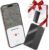 2025 [Apple MFi Certified] (iOS Only) Bluetooth Tracker Smart Card for Apple Find My iPhone Wallet GPS Tracker, 5-10 Years Staying Power, Keys Finder and Item Locator for Keys, Bags, Passport