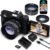 6K 64MP Digital Camera for Photography Vlogging Camera for YouTube, 180° Flip Screen, 16X Zoom Autofocus, Compact Travel Beauty Camera for Teens, 2 Batteries, with 52mm Lens, 32GB SD Card