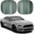 BDK 2PC Charcoal Gray Car Windshield Sun Shade – Sun Visor & Sunshade for Car Windshield – UV Rays Interior Protection – Easy Setup & Keeps Your Vehicle Cool – SUV & Truck Accessories – 31.75 x 28.75