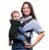 YOU+ME 4-in-1 Baby Carrier Newborn to Toddler 8-32 lbs – All-Position, Hip-Healthy Newborn Carrier, Adjustable Baby Carriers with Breathable 3D Mesh Panels & 2-in-1 Snap-On Bib (Black)