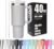 40oz Tumbler with Lid and Straw – Reusable Double Wall Insulated Stainless Steel Water Bottle and Coffee Cup to Keep Hot and Cold Beverages for Hours, Travel Mug, Fits in Cupholder – Light Gray