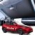Wigoo 2025 Tesla New Model Y Accessories Windshield Sunshade [OEM Design, 100% Sun Blockage] Foldable Heat Insulation Sunshade with Storage Bag, for Model Y 2016~2026 (Juniper), Silver Coating